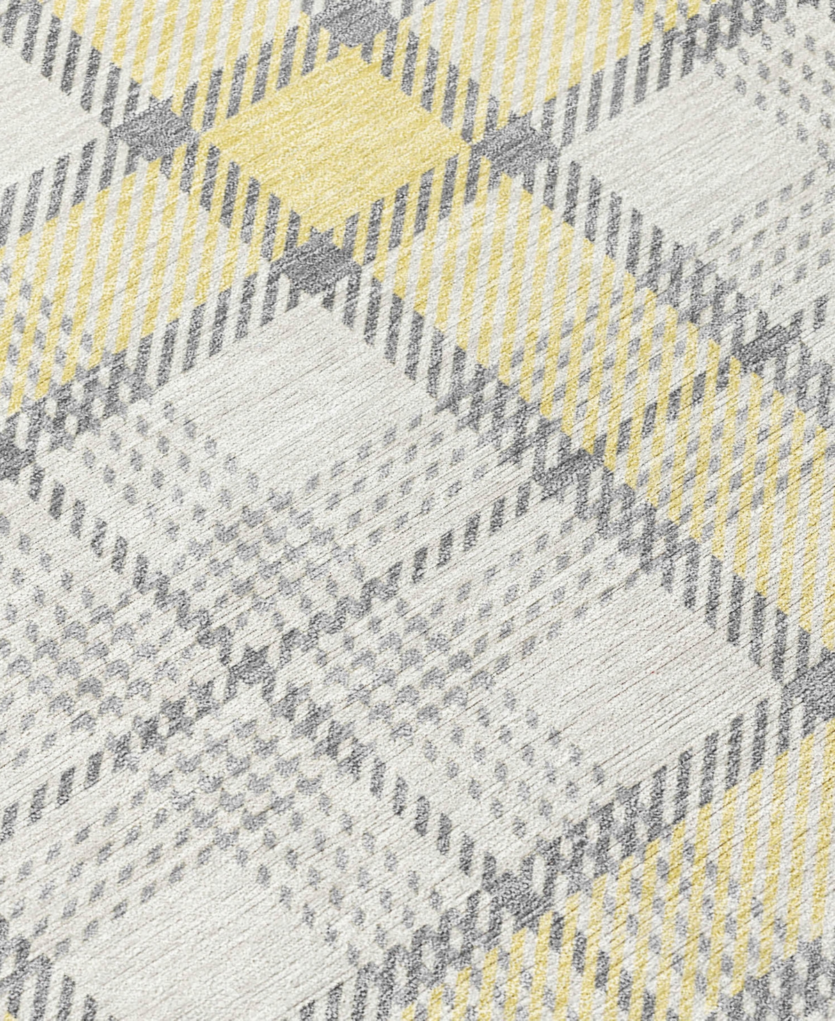 Addison Chantille Mahine Washable Acn1052 5'x7'6" Area Rug In Yellow
