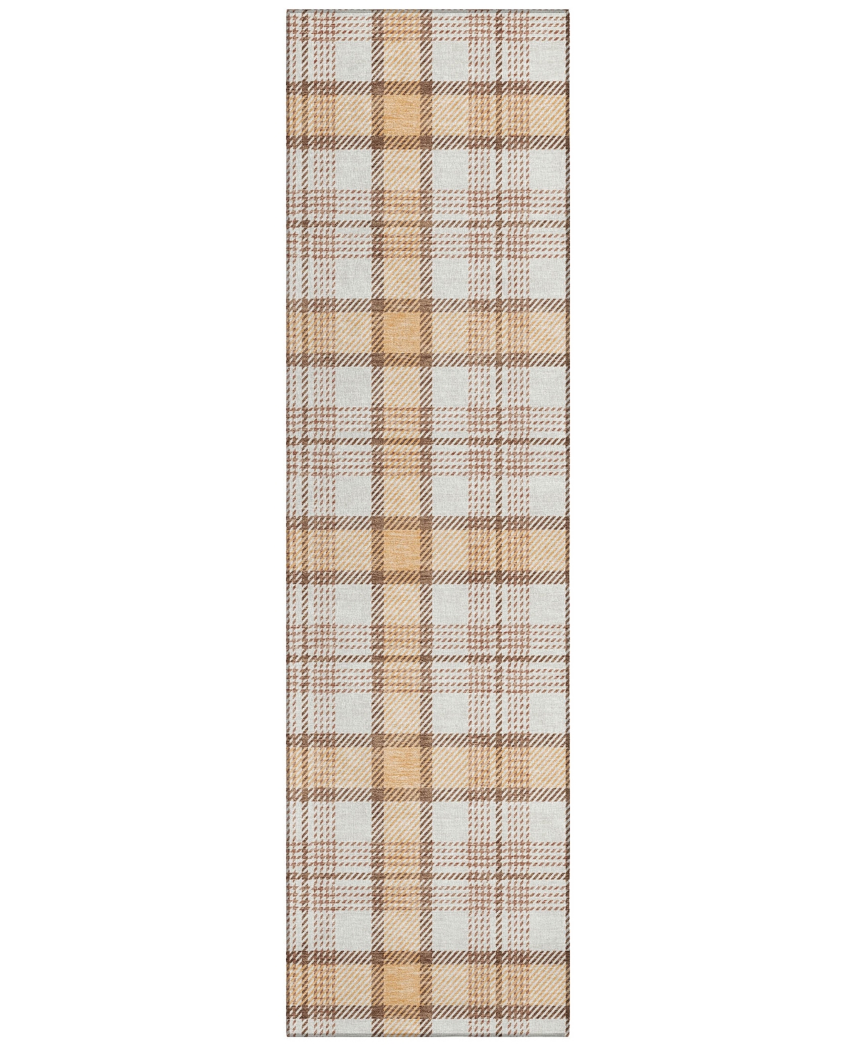 Addison Chantille Mahine Washable Acn1052 2'3"x7'6" Runner Area Rug In Peach
