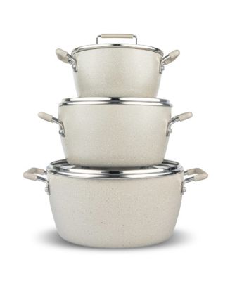 Granitestone Desert Collection 6-Piece Nonstick Nesting Stock Pots Set - Macy's