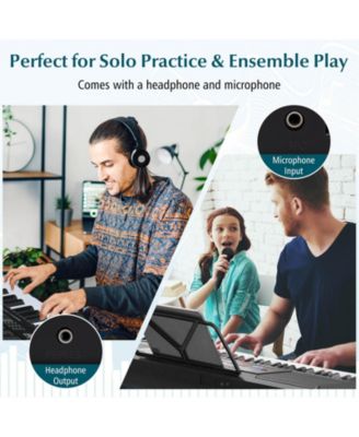 Sonart 61-Key Electronic Keyboard Piano Starter Set Toy