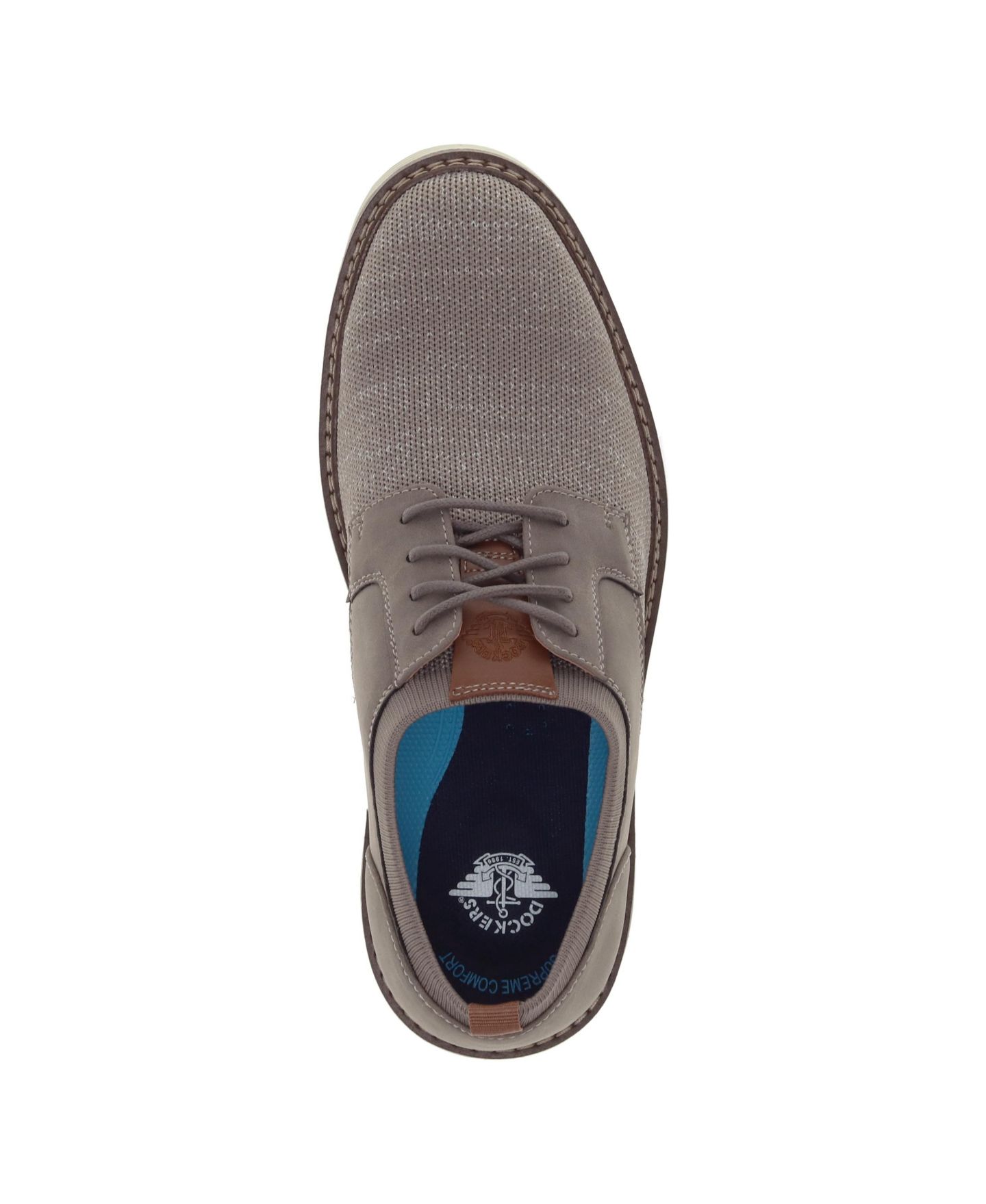 Обувь Dockers Men's Edgehill Lace Up Shoe, цвет: Угольный — фото 9