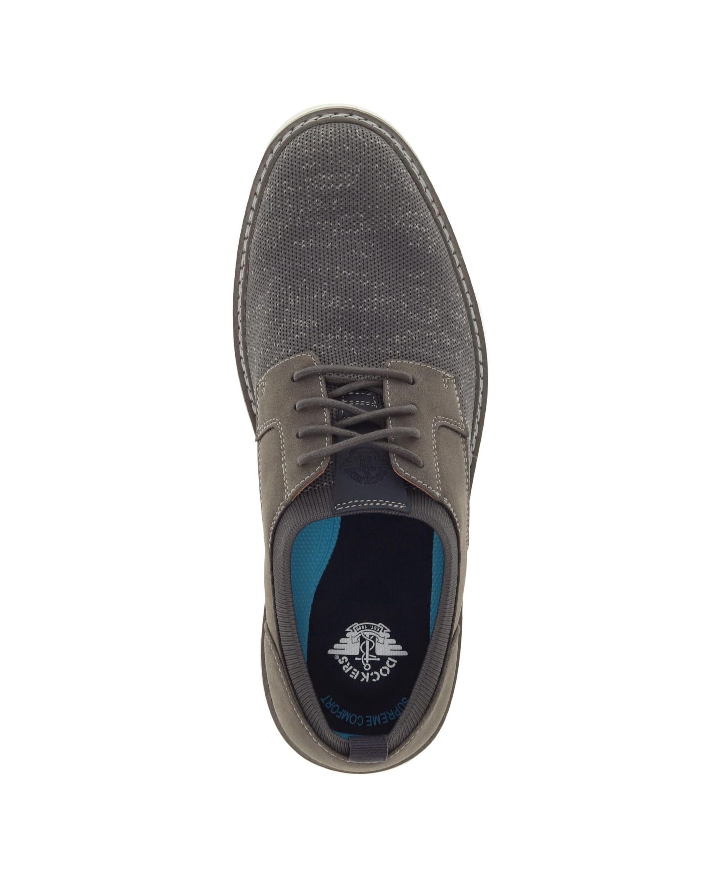 Обувь Dockers Men's Edgehill Lace Up Shoe, цвет: Угольный — фото 4