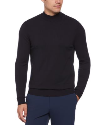 Perry Ellis - Men's Long Sleeve Mock Neck Pullover Sweater