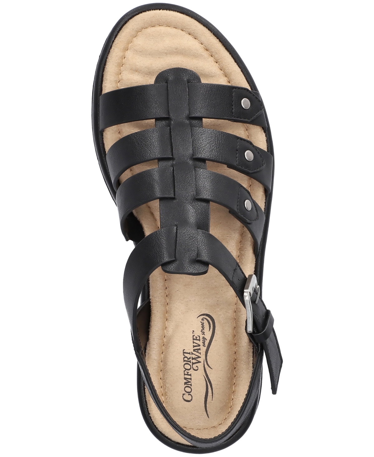 EASY STREET WOMEN'S CHIRP GLADIATOR BUCKLE SANDALS 
