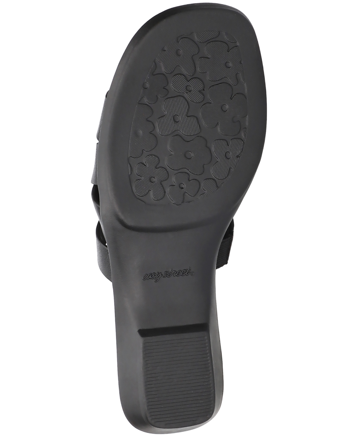 Shop Easy Street Women's Lakeport Comfort Slide Sandals In Black