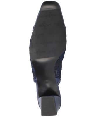 Women's Fortune Square Toe Slingback Pumps