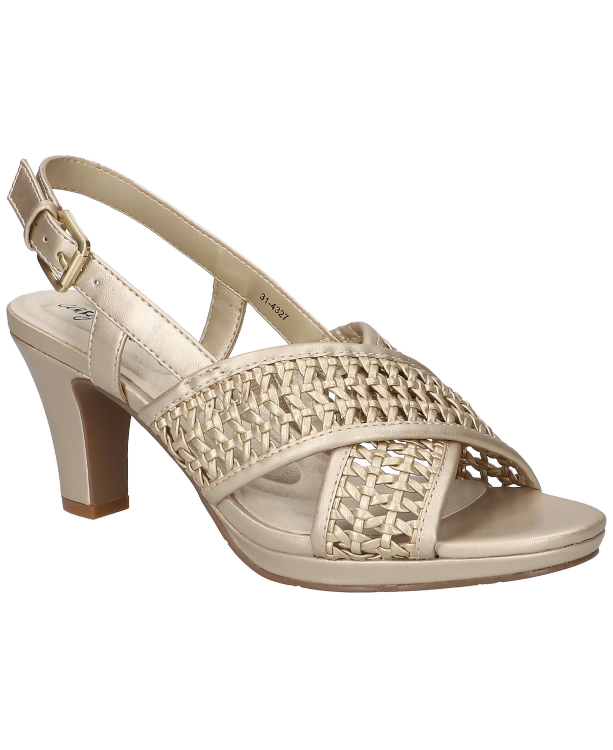 EASY STREET WOMEN'S SOL DRESS HEEL SANDALS 
