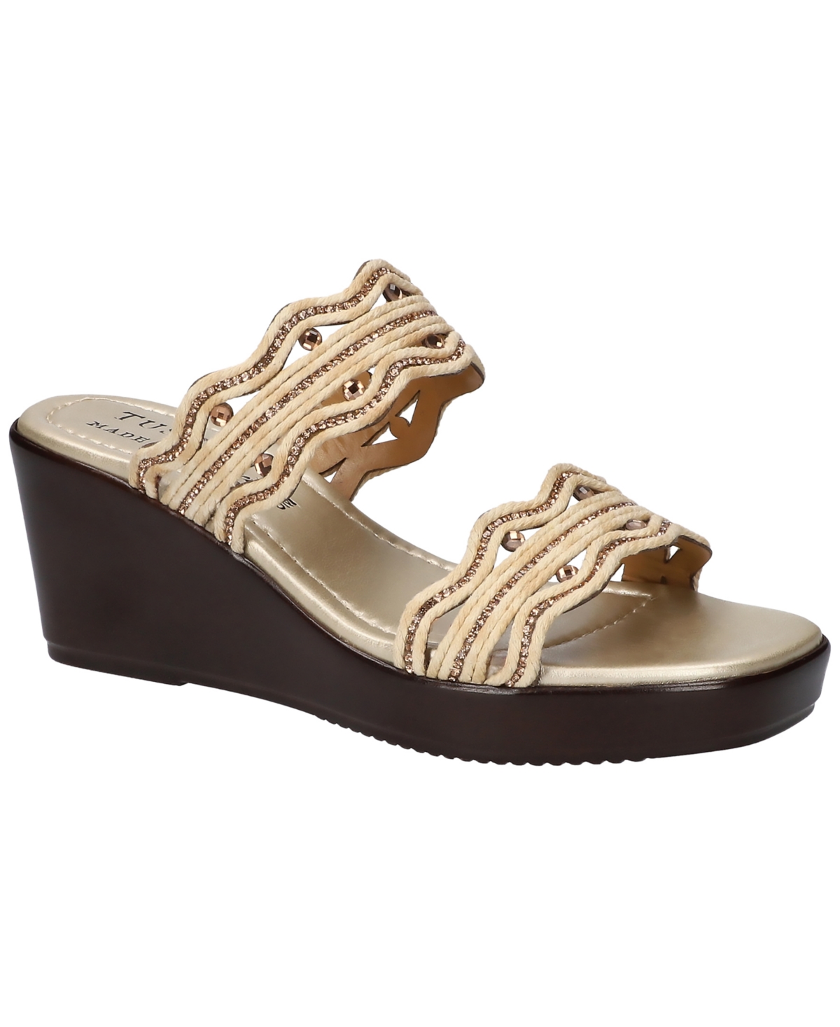 EASY STREET WOMEN'S SELVA WEDGE HEEL SANDALS 