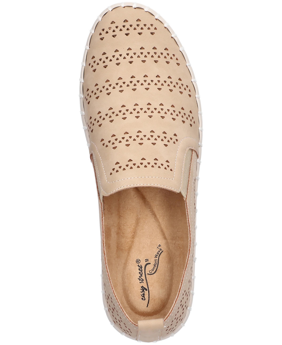 EASY STREET WOMEN'S PEPPY SLIP-ON PLATFORM SNEAKERS 