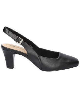 Ritsa Square Toe Slingback Pumps