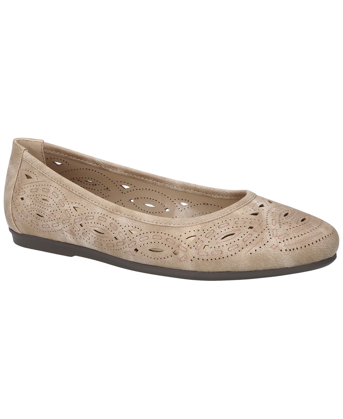EASY STREET WOMEN'S JACKIE SLIP-ON BALLET FLATS 