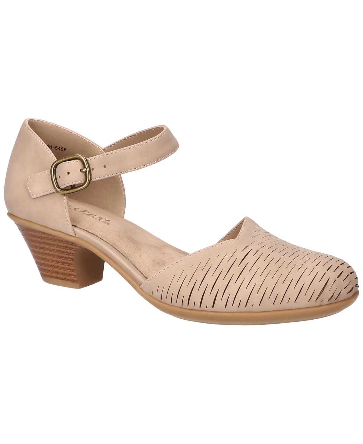 EASY STREET WOMEN'S JUSTINA BLOCK HEEL SANDALS 