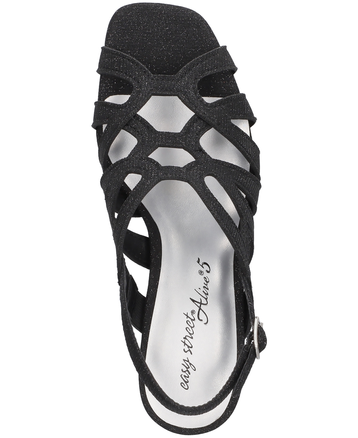 EASY STREET WOMEN'S JETTY DRESS HEEL SANDALS 