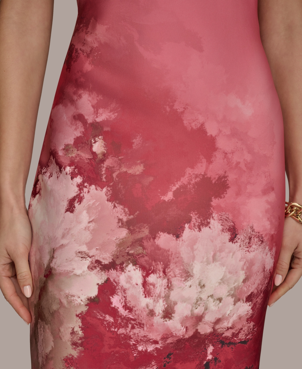 Donna Karan New York Women's Floral-Print Sheath Dress