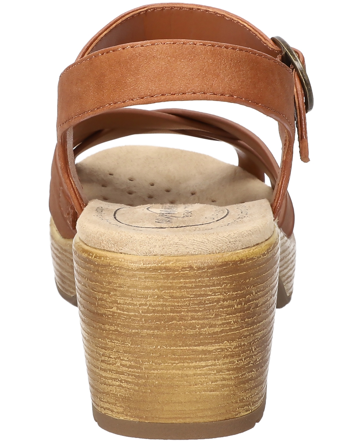 Easy Street Easy Works Miyah Slip-resistant Sandals In Tan