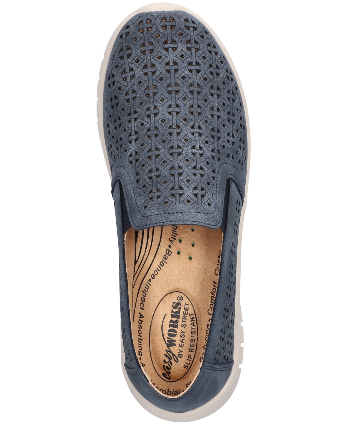EASY STREET WOMEN'S MOSAIC SLIP-RESISTANT SNEAKERS 