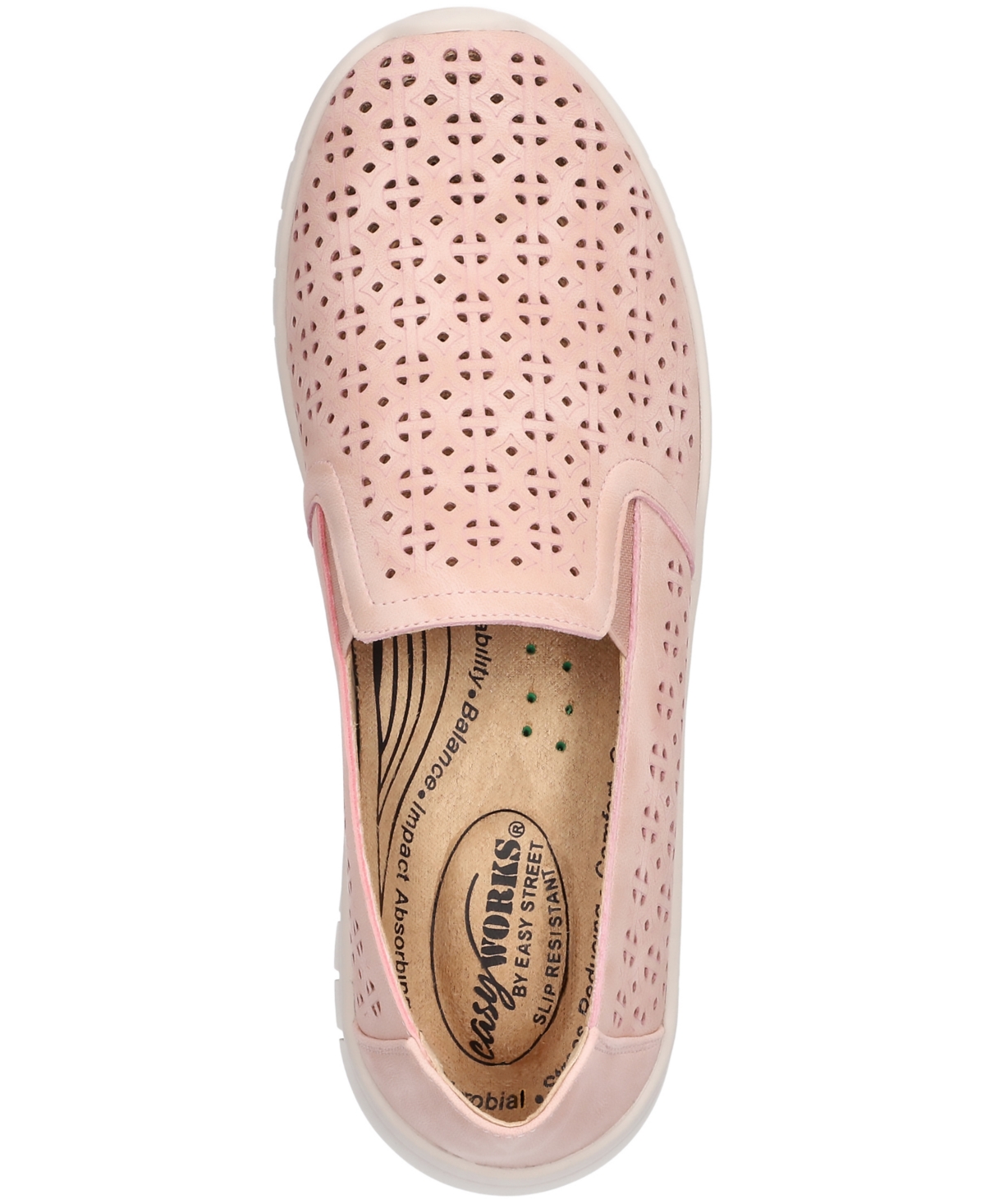 EASY STREET WOMEN'S MOSAIC SLIP-RESISTANT SNEAKERS 