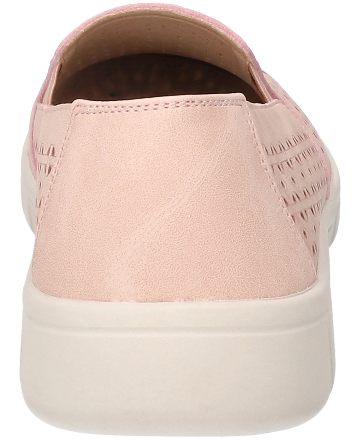 Shop Easy Street Women's Mosaic Slip-resistant Sneakers In Blush