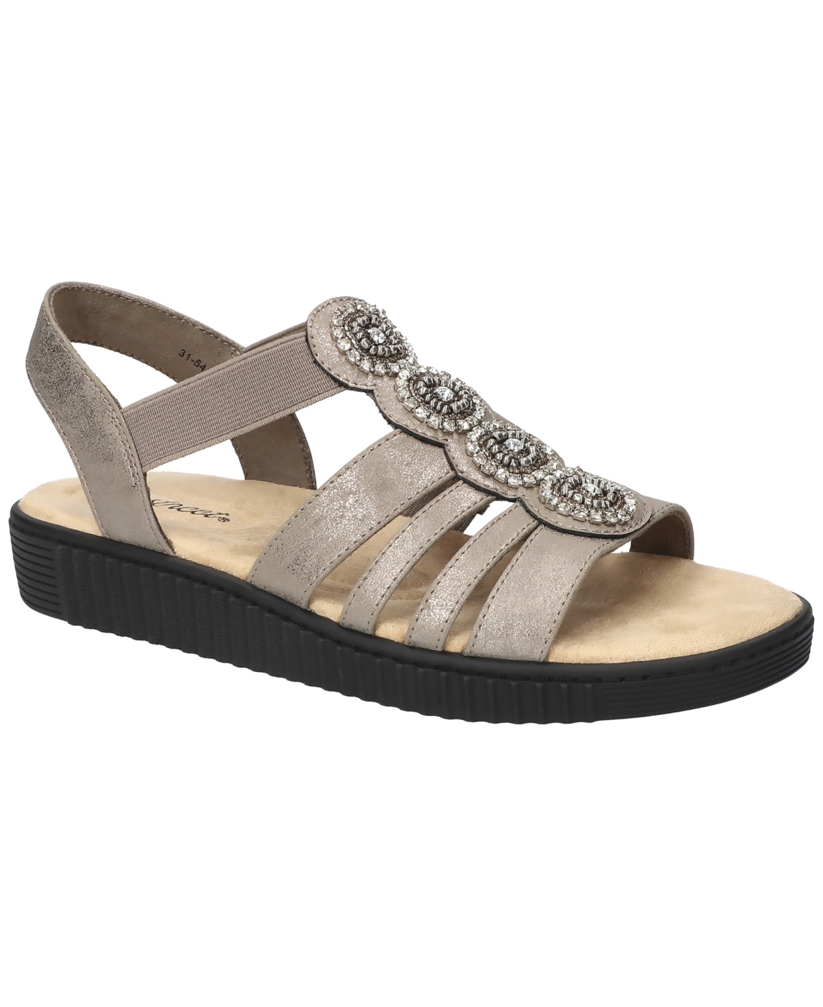EASY STREET WOMEN'S SAMIRA SLIP-ON PLATFORM SANDALS 