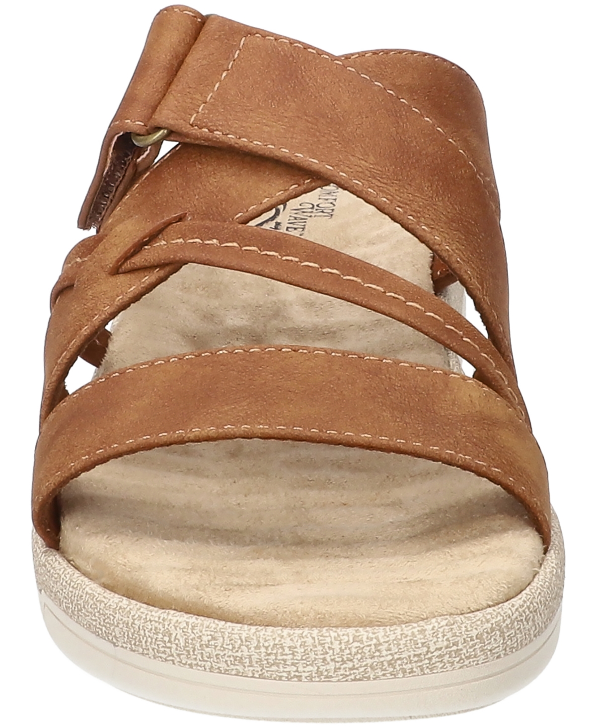 Easy Street Women's Paola Comfort Platform Sandals In Tan