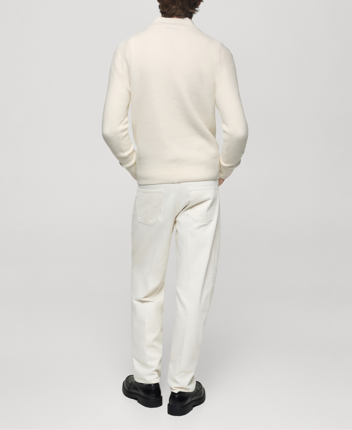 Mango Men's Perkins-Collar Knit Sweater