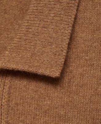 Men's Slim-Fit Knit Wool-Blend Cardigan