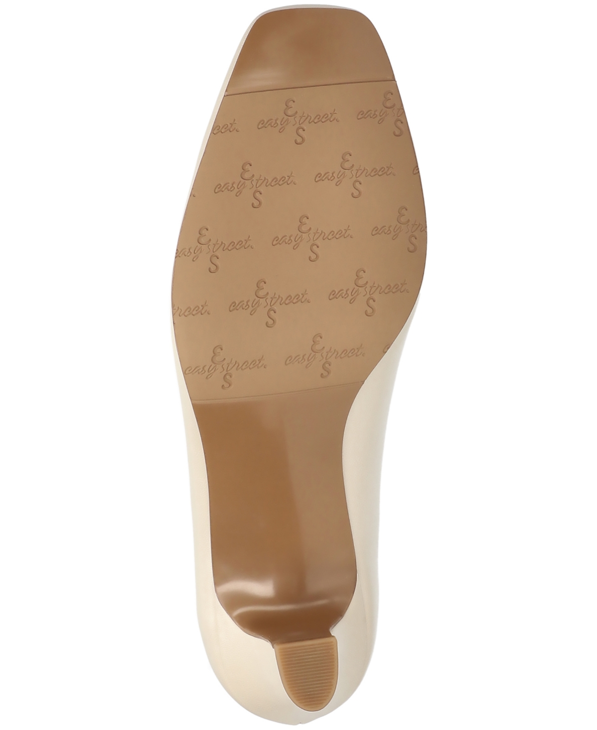 Shop Easy Street Women's Poet Square Toe Pumps In Bone