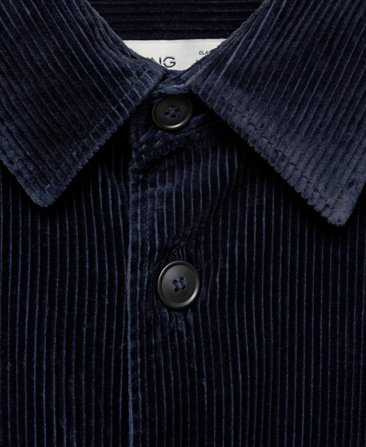 Mango Men's Pockets Detail Corduroy Overshirt