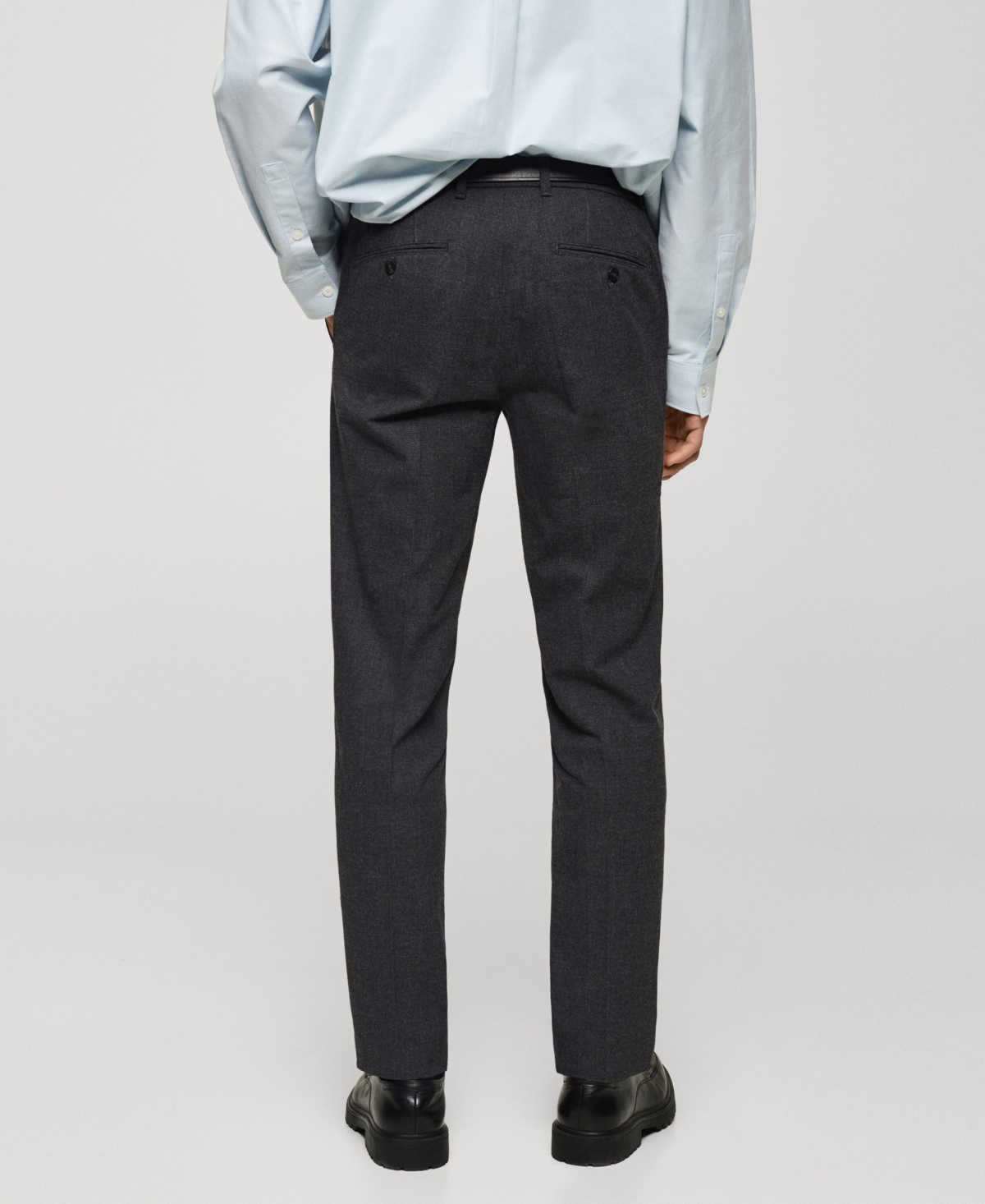 Mango Men's Tapered-Fit Striped Pants