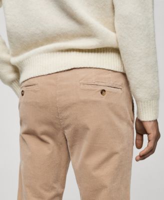 Men's Slim-Fit Corduroy Pants