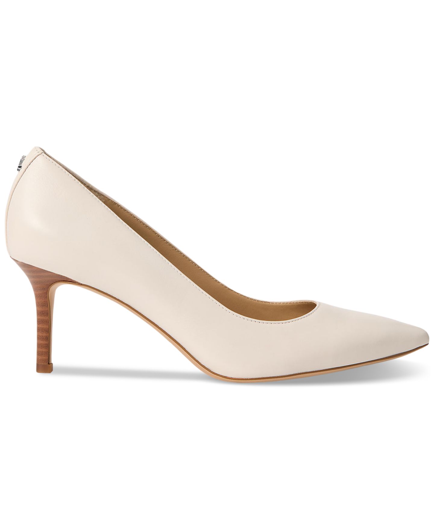 Женские туфли Lauren Ralph Lauren Lanette Nappa Leather, цвет: Мягкий белый кожаный — фото 2