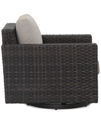 CLOSEOUT! Ember Outdoor Swivel Chair, Created for Macy's