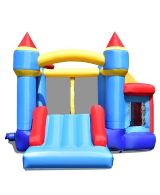 Inflatable Bounce House Castle Slide Bouncer Kids without Blower