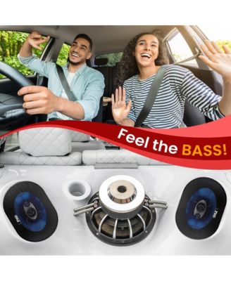 5x7"/6x8" 300W 3-Way Car Speakers - OEM Fit (PL573BL)