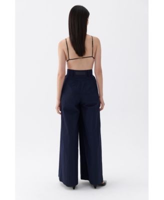 Women's Pleated Wide Leg Pants