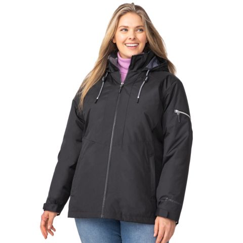 Женские куртки Free Country Plus Size Back of Bell 3-in-1 Systems Jacket