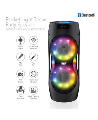 アート・デザイン・音楽 Club outside Brochure22.23 RCA Disco 206 RGB Wireless Party Speaker, LED Light, Dual