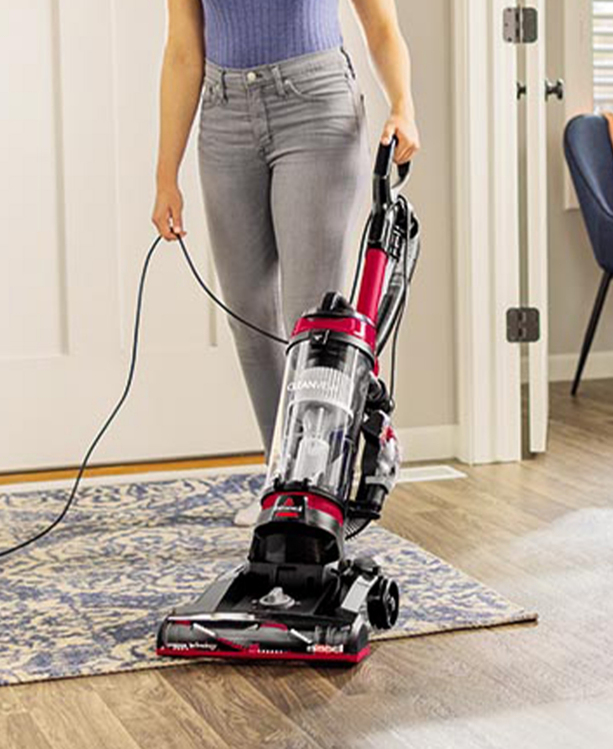 BISSELL CLEANVIEW ONEPASS LIGHTWEIGHT UPRIGHT VACUUM 