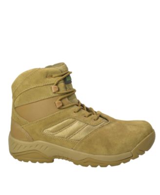 Men's 6" Suede Leather Side Zipper Tactical Boot