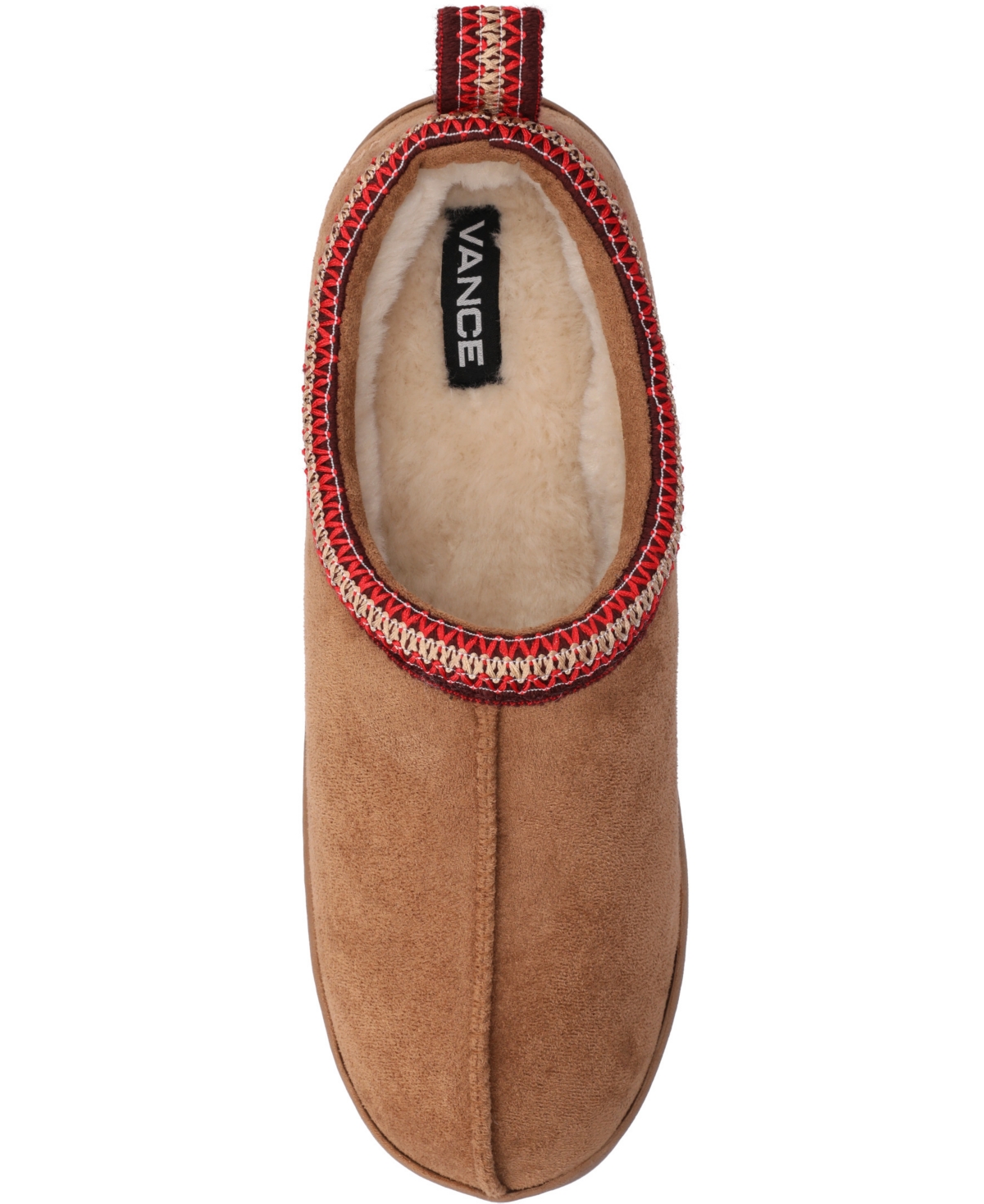 Vance Co. Men's Wheeler Clog Slipper In Chestnut