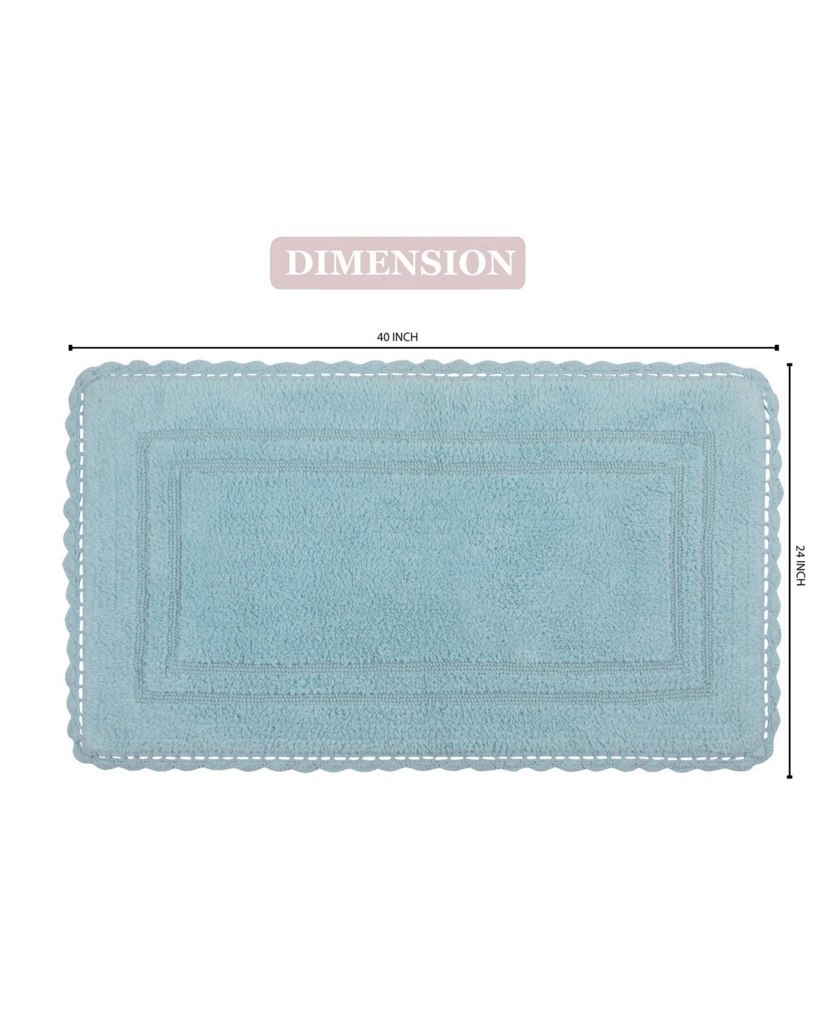 Home Weavers Casual Elegance Reversible Bath Rug