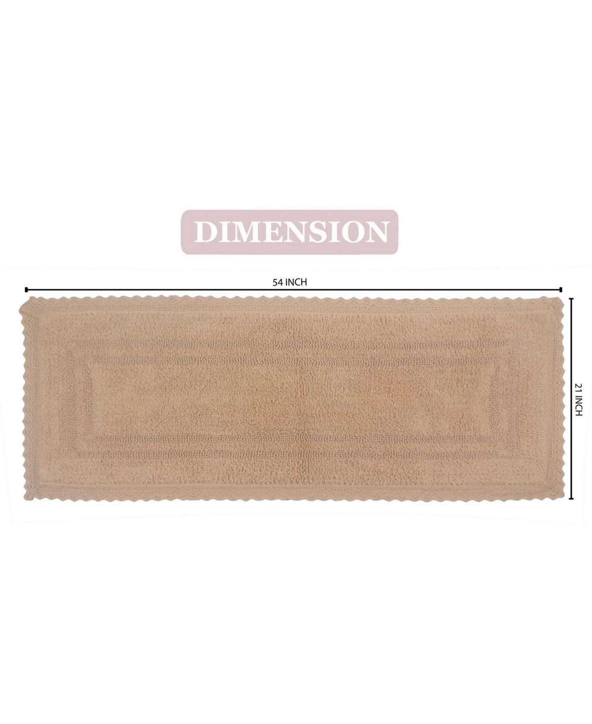Home Weavers Opulent Reversible Bath Rug