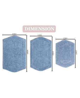 Waterford 3 Piece Bath Rug Set