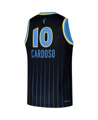 Big Boys and Girls Kamilla Cardoso Black Chicago Sky 2024 WNBA Draft Explorer Edition Victory Player Jersey