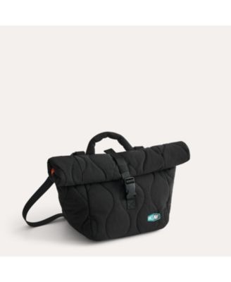 Walker Roll Top Lunch Bag with Adjustable Shoulder Strap Tangerine