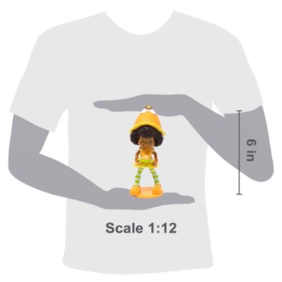 Boss Fight Studio Orange Blossom with Marmalade, Collectible Action Figure – Highly Articulated Fruity Scented Figurine with Accessories, Interchangeable Parts, and Stand – 1:12