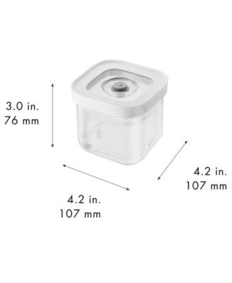 CUBE 12-Piece Small and Medium Food Storage Set with Vacuum Pump