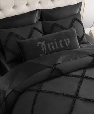 Silver-Tone Rhinestone Decorative Pillow, 16" x 36"