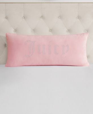 Silver-Tone Rhinestone Decorative Pillow, 16" x 36"