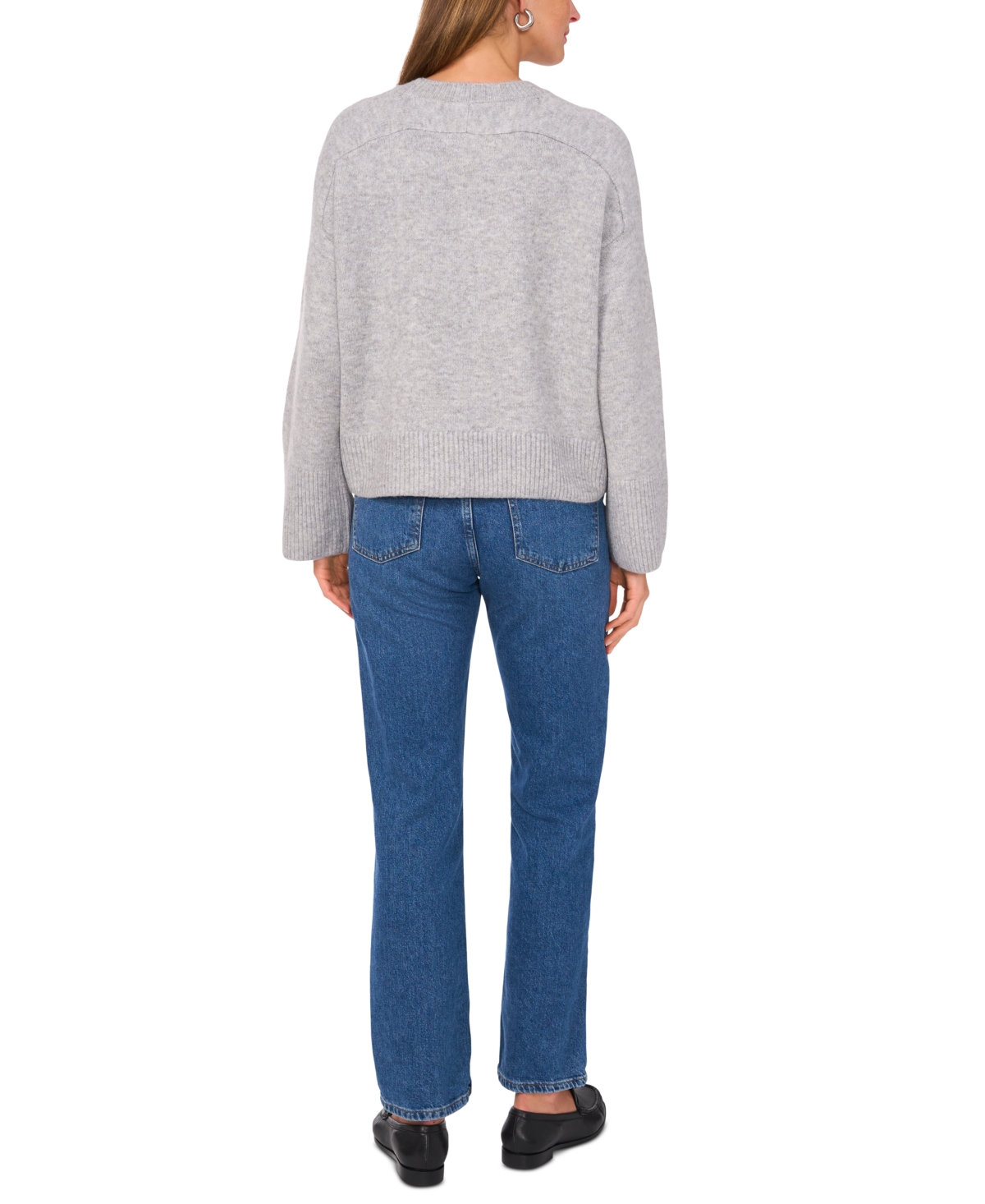 Vince Camuto Women's Crewneck Raglan-Sleeve Sweater